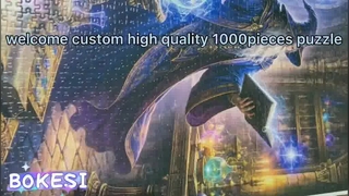 custom high quality 1000pieces puzzle