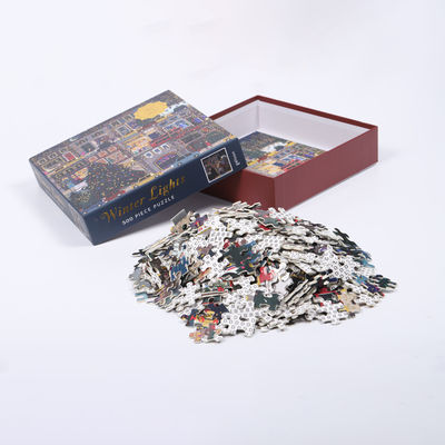 Good price 500 Pieces Custom Printed Puzzles Jigsaw Cardboard For Adult online