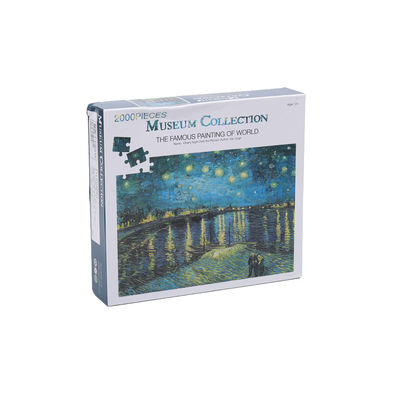 Good price 2000 Piece Custom Printed Puzzles jigsaw World Famous Painting Series online