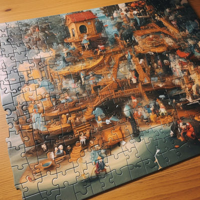 Good price Colorful Jigsaw Puzzle Set Enhancing Problem Solving Skills Pieces Safe Education Toy online