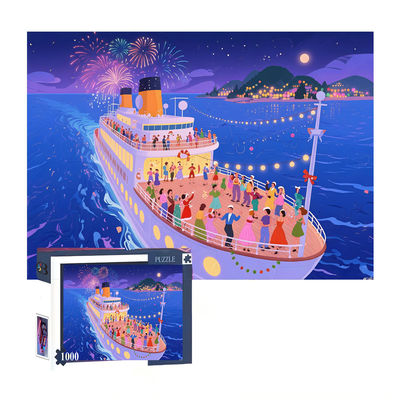 Good price Custom Printed Jigsaw Puzzle 1000 Pieces Educational Paper online