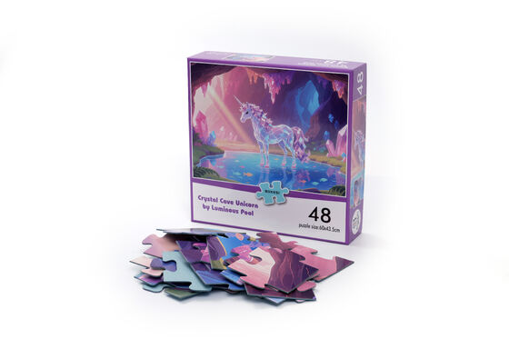 Good price Colorful & Whimsical Cartoon Jigsaw Puzzle - 48Pcs Joy for Kids & Adults (Customizable Design) online