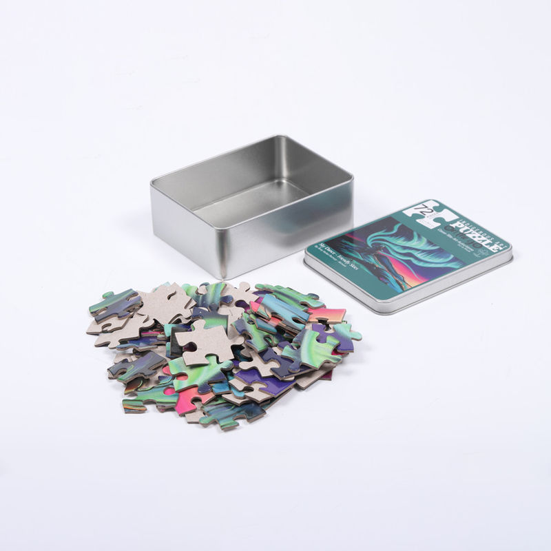 Children's Custom Printed Puzzles Eiron Box Jigsaw For 3 Year Olds 72PCS