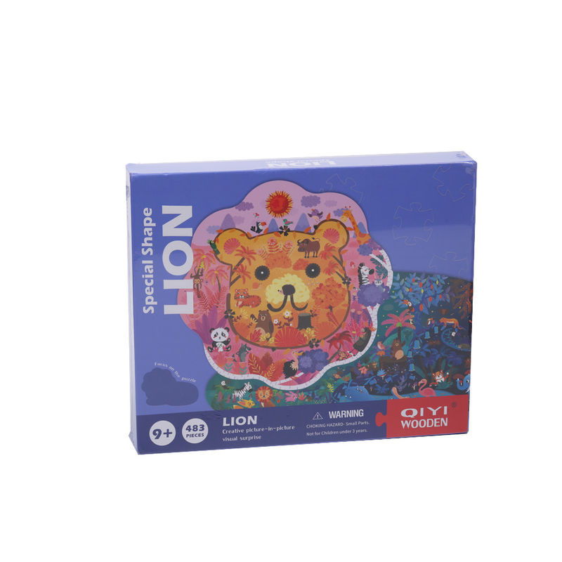 Personalized Rectangular Christmas Puzzles 500 Pieces Full Color Printing