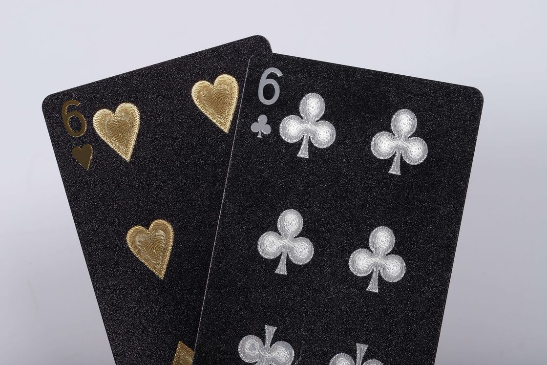 Pantone Color Custom Printed Playing Cards Order Online Matte Black