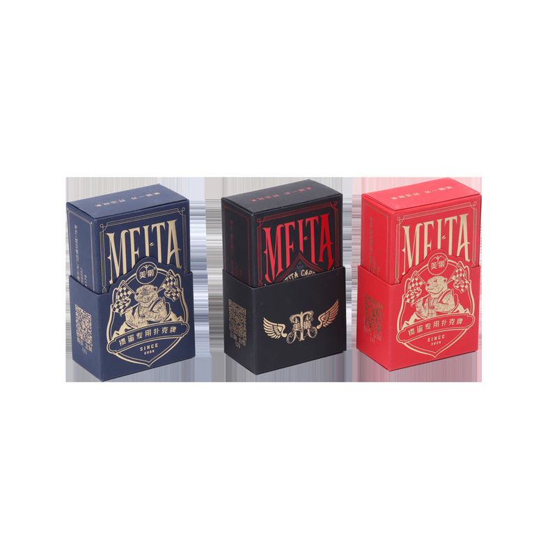 Custom Square Matte Finish Playing Cards With Colored Edges