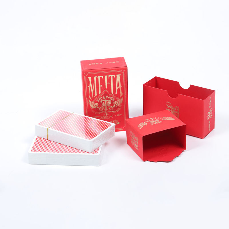 Custom Square Matte Finish Playing Cards With Colored Edges
