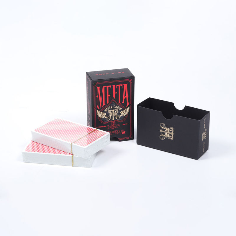 Custom Square Matte Finish Playing Cards With Colored Edges