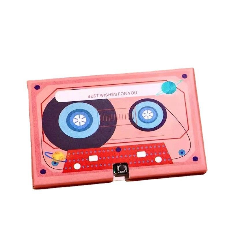 Digital Printing Creative Automatic Music Playing Greeting Cards Assorted Theme Paper Printing