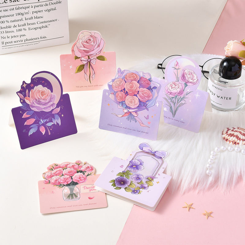 Assorted Theme Artistic 3D Butterflies Greeting Cards 8 Ounces For Assorted Colors