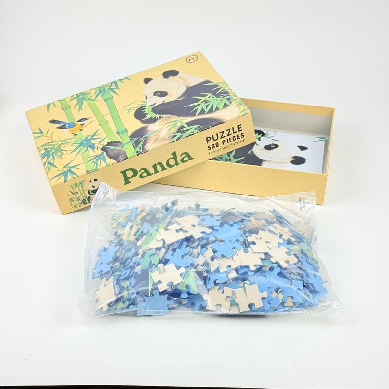Bright And Colorful Cardboard Jigsaw Puzzles For Indoor Family Fun
