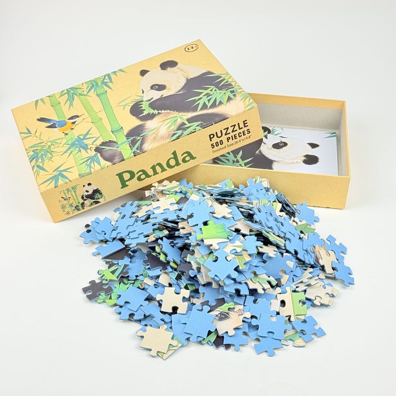 Bright And Colorful Cardboard Jigsaw Puzzles For Indoor Family Fun