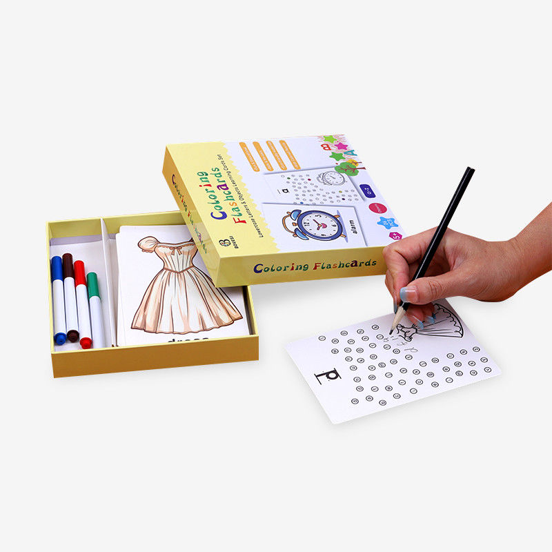 Colorful And Engaging Illustrations Educational playing cards with Customization Yes