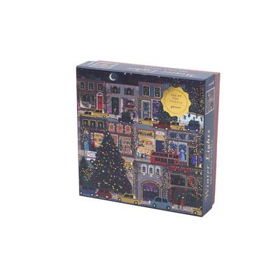 Good price OEM Luminous Christmas Tree Puzzle 500 Pieces White Card online