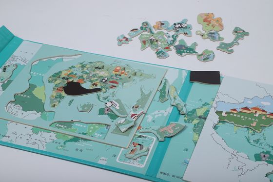 Good price Customized Magnetic Educational Jigsaw Puzzle Chinese Map Non Toxic online