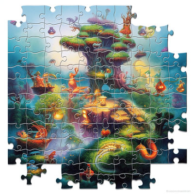 Good price Sturdy Cardboard Puzzle Jigsaw For Indoor Family Activity online