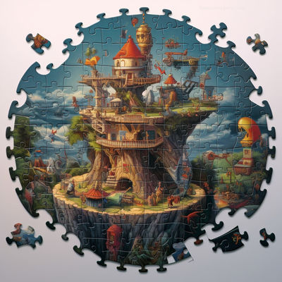 Good price Cardboard Educational Jigsaw Puzzle For Problem Solving Skills online