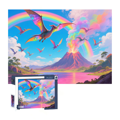 Good price 1000-Piece Custom Printed Jigsaw Puzzle for Educational Play online